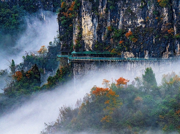 养生逍遥游-长阳清江方山风景区图3