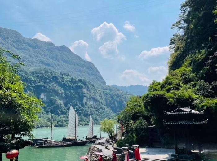 【精选】车线三峡人家一日游>含景区门票+往返换乘票+往返渡船票图4