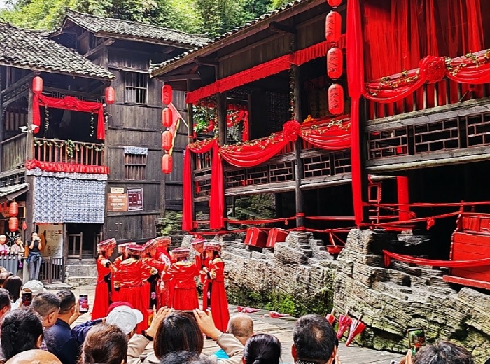 两坝一峡游船过闸游览三峡人家一日游!图2