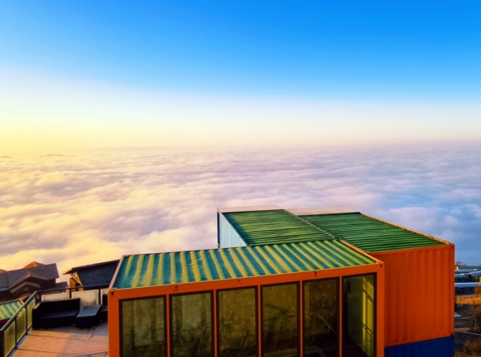 宜昌五峰滑雪二日游+网红云顶酒店（观日出、云海、星空、雪山）图1