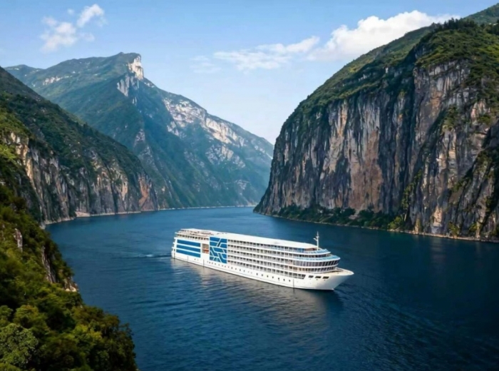 2026长江行极光号重庆到宜昌游轮费用，一价全含无隐形消费，过升船机+葛洲坝船闸，还包接送站，长江三峡新船优惠订购中图1