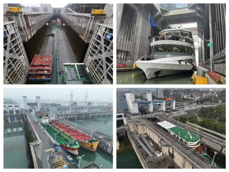 葛洲坝船闸检修