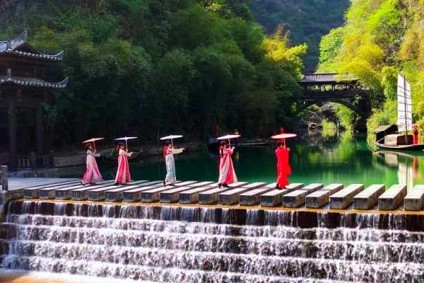 三峡人家旅游景点游玩顺序游览图