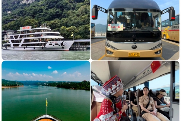 船进三峡人家和车进三峡人家，参观的景点一模一样吗？